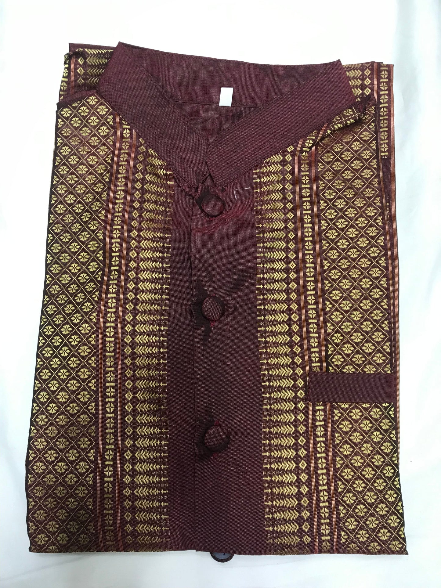 Chemise traditionnelle Khmer pour homme