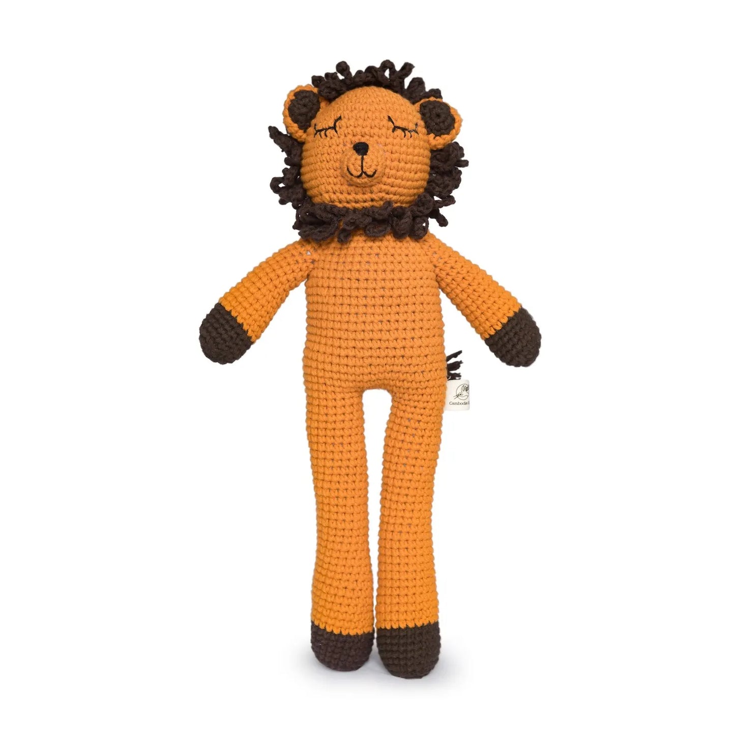 Peluche SANGHA Le Lion Endormi par Beebee Bongo