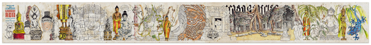 Empire Khmer - Asie en dessin (Version Classique - 2020), Travel Roll de Raphaël Seyfried